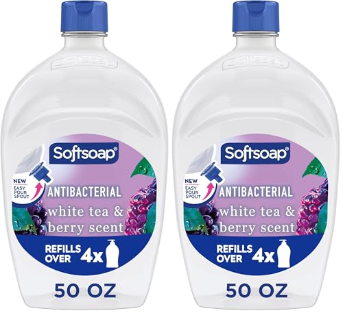 Softsoap Antibacterial Liquid Hand Soap Refill, White...