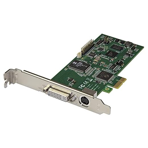 StarTech.com PCIe Video Capture Card - 1080P at 60 FPS - HDMI / VGA / DVI / Component - PC Capture Card - Internal Capture Card (PEXHDCAP60L2)
