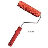 MagiDeal 7 inch Fish Scales Pattern Embossed Painting Roller with Plastic Handle