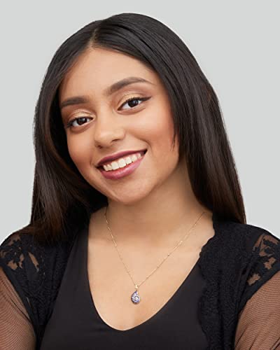 Disney Villains Little Mermaid Ursula Shell Cubic Zirconia Pendant Necklace, Yellow Gold Over Sterling Silver; 18" #TOP2