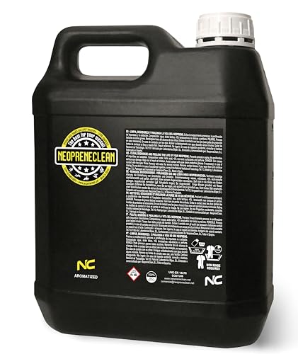 NeopreneClean Reinigungsmittel für Neopren, ohne Ausspülen, 100% biologisch abbaubar, von FESURFING empfohlenes Produkt. (5 Liter, natürlich)