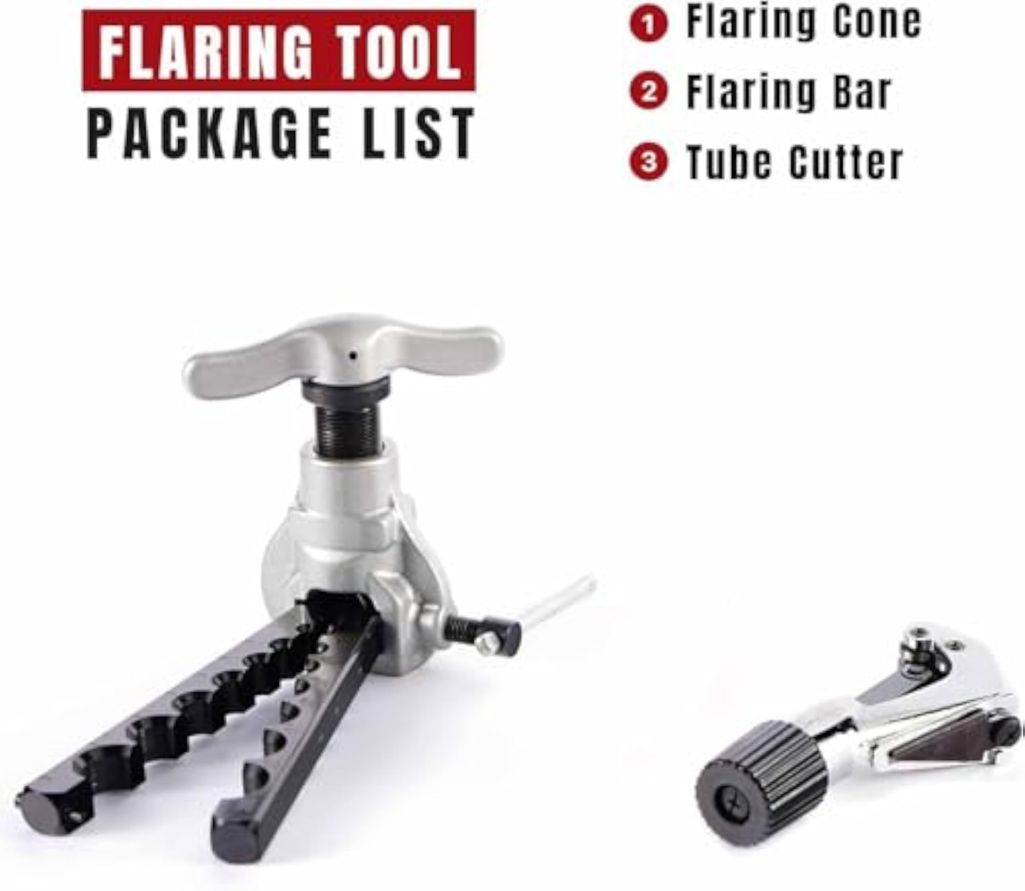 Flaring Tool Set with 6 Dies for Brake Lines