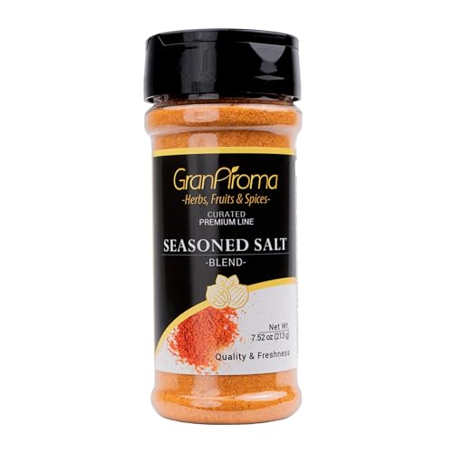 GranAroma Seasoned Salt, Savory Blend, Seasoning for Grilled Meats, Roasted