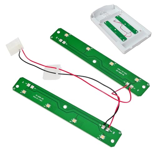 W11042554 W11527432 W11387579 W11043011 Refrigerators LED Light Module Assembly Board Compatible with Whirlpool Maytag,Replaces W11101384 W11333374（White light box not included）