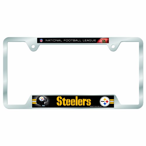 NFL Pittsburgh Steelers Metal License Plate Frame
