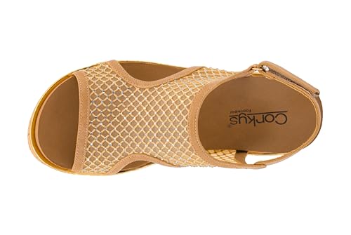 Image of Corkys Footwear Womens Carley Wedges, Featuring Corkys EVA Foam Cushioned Insoles, A 2.5 Inch Heel, Lightweight For All Day Wear, And Hook And Loop Closure