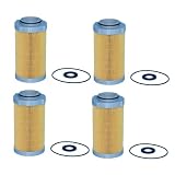 4 Pack Diesel Filter 4906245 Compatible With Perkins Engines 403FB-E17T, 403J-E17T, 404F-E17T,