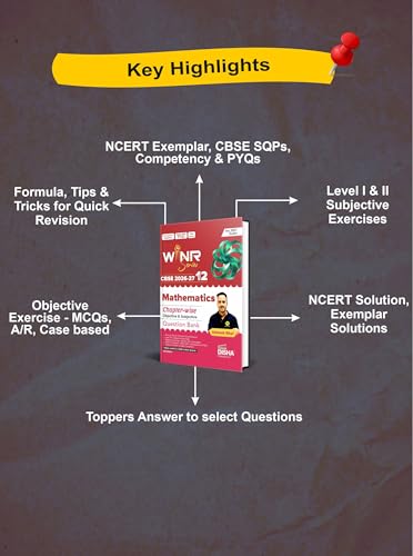 Image of WINR Series CBSE 2026-27 Class 12 Mathematics Chapter-wise Objective & Subjective Question Bank 2nd Edn | One-shot solution for 2027 Exam | NCERT, Exemplar, SQP, Competency & PYQs | Fully Solved