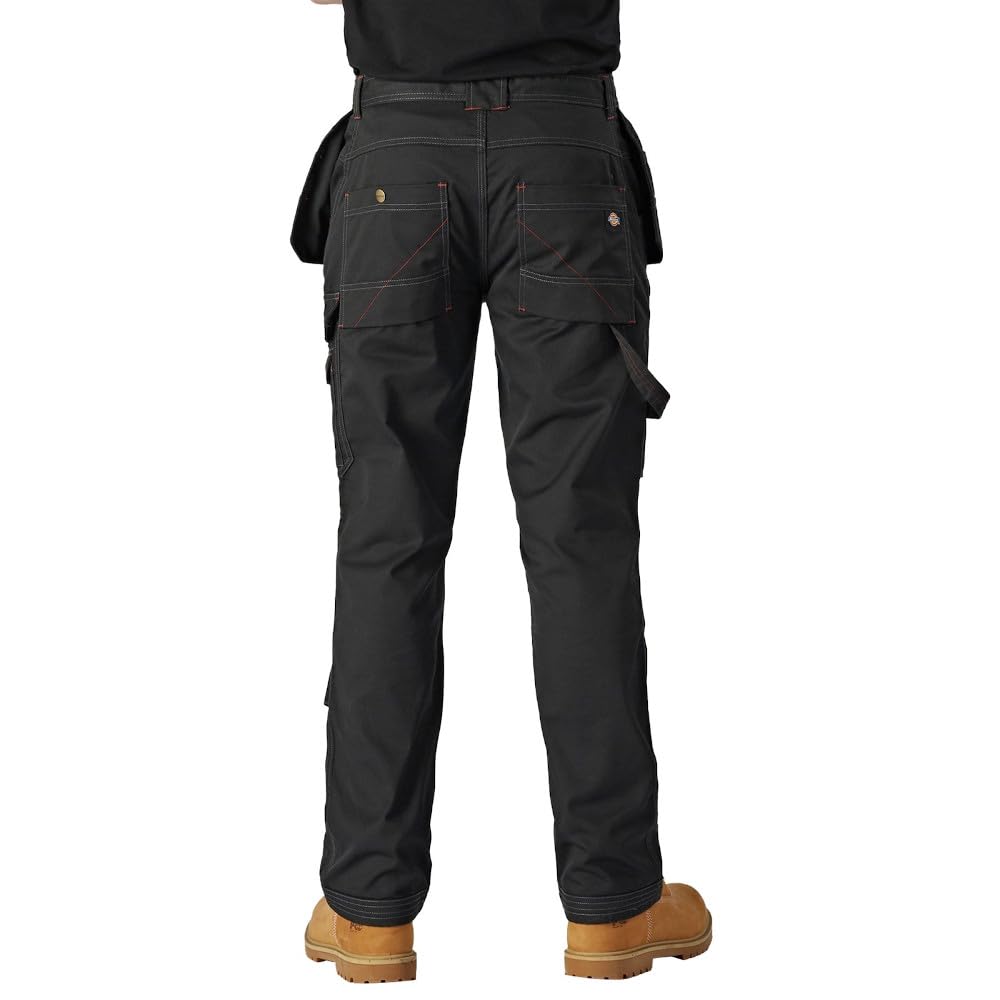 Dickies Redhawk Pro Poliesterowe Męskie Czarne Spodnie Outdoorowe