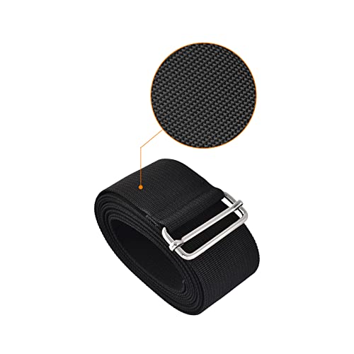 Image of M METERXITY Luggage Strap Suitcase Belt- Nylon Travel Adjustable Baggage Accessory with Metal Buckle, Apply to Suitcase (8.2 Feet, Black)