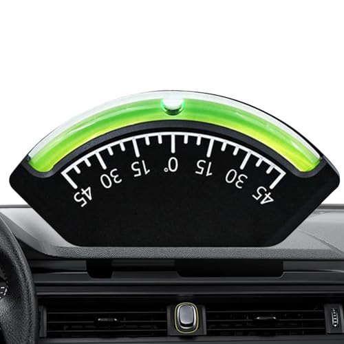 NivelesDe Burbujas De Remolque: Calibre De Inclinómetro RV, Herramienta De Nivelación De Automóviles| Inclinómetro Impermeable Para Remolques, Botes, Camionetas, Vehículos Al Aire Libre, Acampar, Na