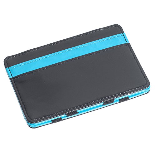 Image of Men's Fashion Magic Money Clip Leather Minimalistic Slim Wallet