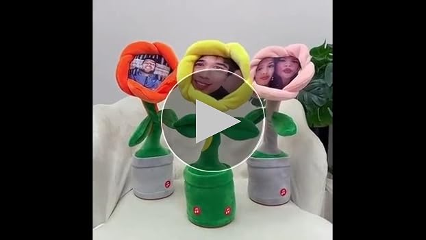 Amazon.com: Personalized Dancing Flower with Custom Face