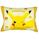 MORIPiLO 子供 枕 低め ポケモン ピカチュウ ウインク イエロー (約28x39cm) まくらのモリシタ