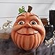 SUPYINI Künstlicher Kürbis, großer Kürbis, Herbst-Halloween-Dekoration mit reichem Ausdruck mit reichem Ausdruck, großer Kürbis, Outdoor-Kürbis Halloween, Erntedankfest