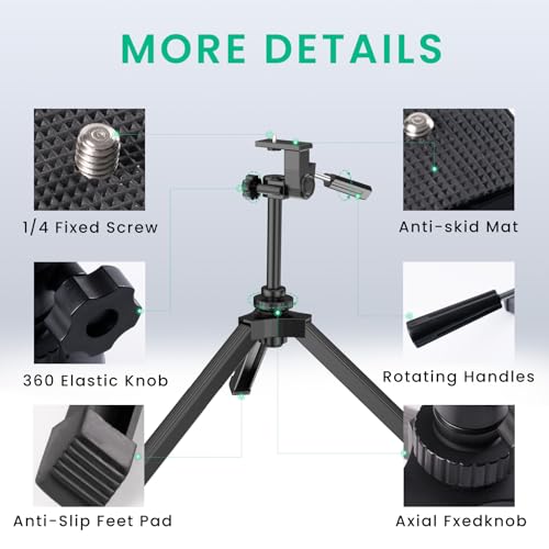 Gosky Heavy Duty Adjustable Table Top Tripod Scope scopes Binoculars Telescope DSLR Cameras Other Device
