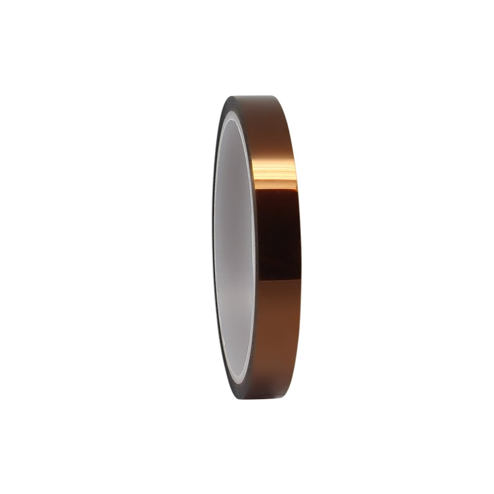 Accessotech Golden 100Ft Heat Resistant High Temperature Polyimide Tape Hot For Masking Soldering, Powder Coating, Sublimation And Insulating Circuit Boards 5/10/15/20/25/30/40/50Mm (15Mm)