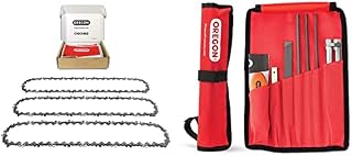 Oregon 3-Pack AdvanceCut Chainsaw Chain for 18-Inch Bar -52 Drive Links  fits Bosch, Karcher, Husqvarna, Makita and more (90PX052X3)