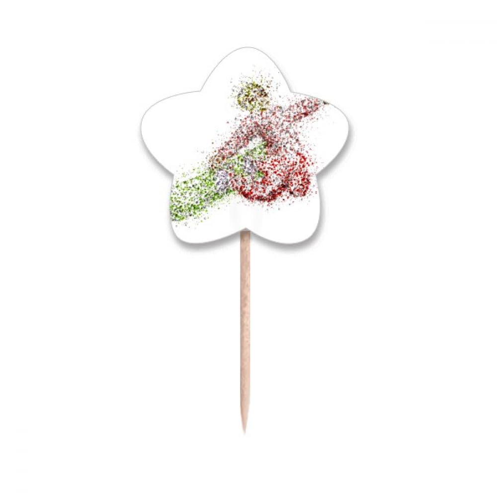 Cure-dents motif aquarelle pour décorer vos amuse-bouches et planches de glisse