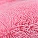 MorroMorn 5 PCS Shaggy Duvet Cover Bedding Set - Long Faux Fur Luxury Ultra Soft (Pink, Full/Queen)
