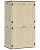 IWDOO 60 Cu.Ft Vertical Outdoor Storage Shed, All-Weather Resin Storage Cabinet Waterproof with Lockable Floor, Tall Backyard Shed for Patio Furniture, Garage, Garden, Pool Accessories, Porch (Khaki)