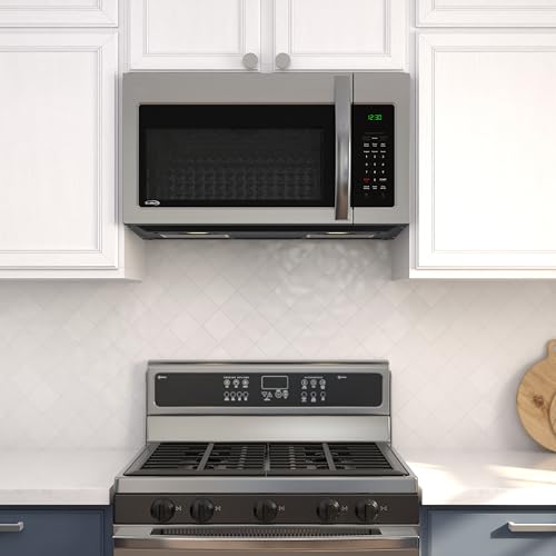 Image of KoolMore 30-inch 1.5 cu. ft. Over-the-Range Convection Microwave Oven,900 Watts and 300 CFM in Stainless-Steel, UL Listed