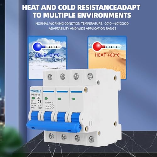 Disjoncteur AC MCB 4P 6 KA protégeant efficacement vos circuits 400V