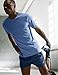 Nike Men's Dri-Fit Fitness T-Shirt, Diffused Blue/Black, Medium