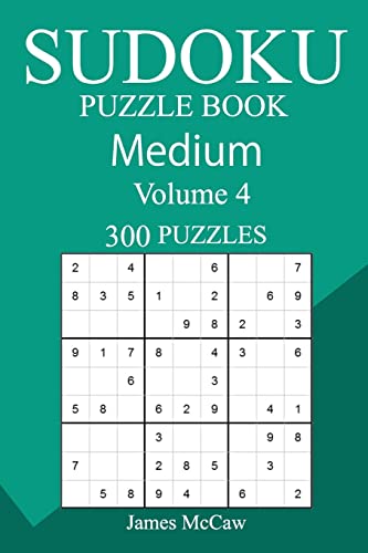 300 Medium Sudoku Puzzle Book