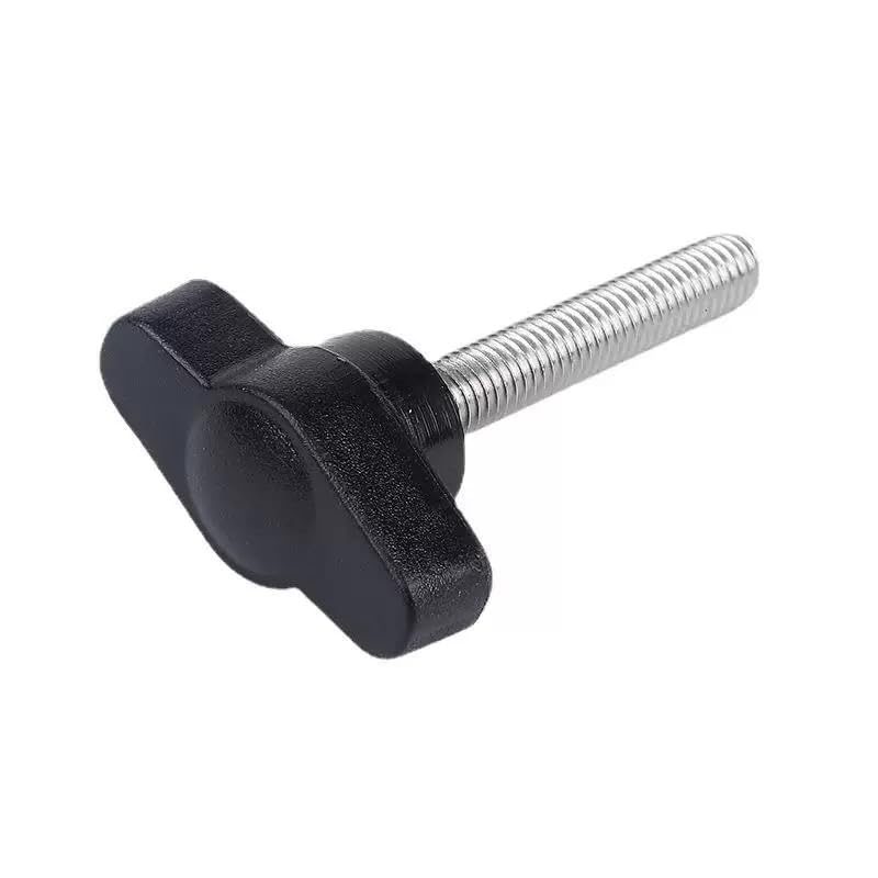 SS304 Stainless Steel Plastic T-Shaped Head Thumbscrews T-Handle Bolts M4 M5 M6 (2,M6 x 20mm, Head Dia.35mm)