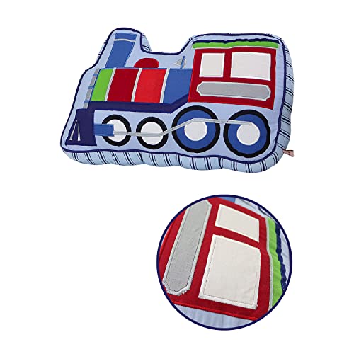 Brandream Kids Pillows Train Shaped Pillow Quilted Decorative Throw Pillows For Boys Bedroom #TOP5