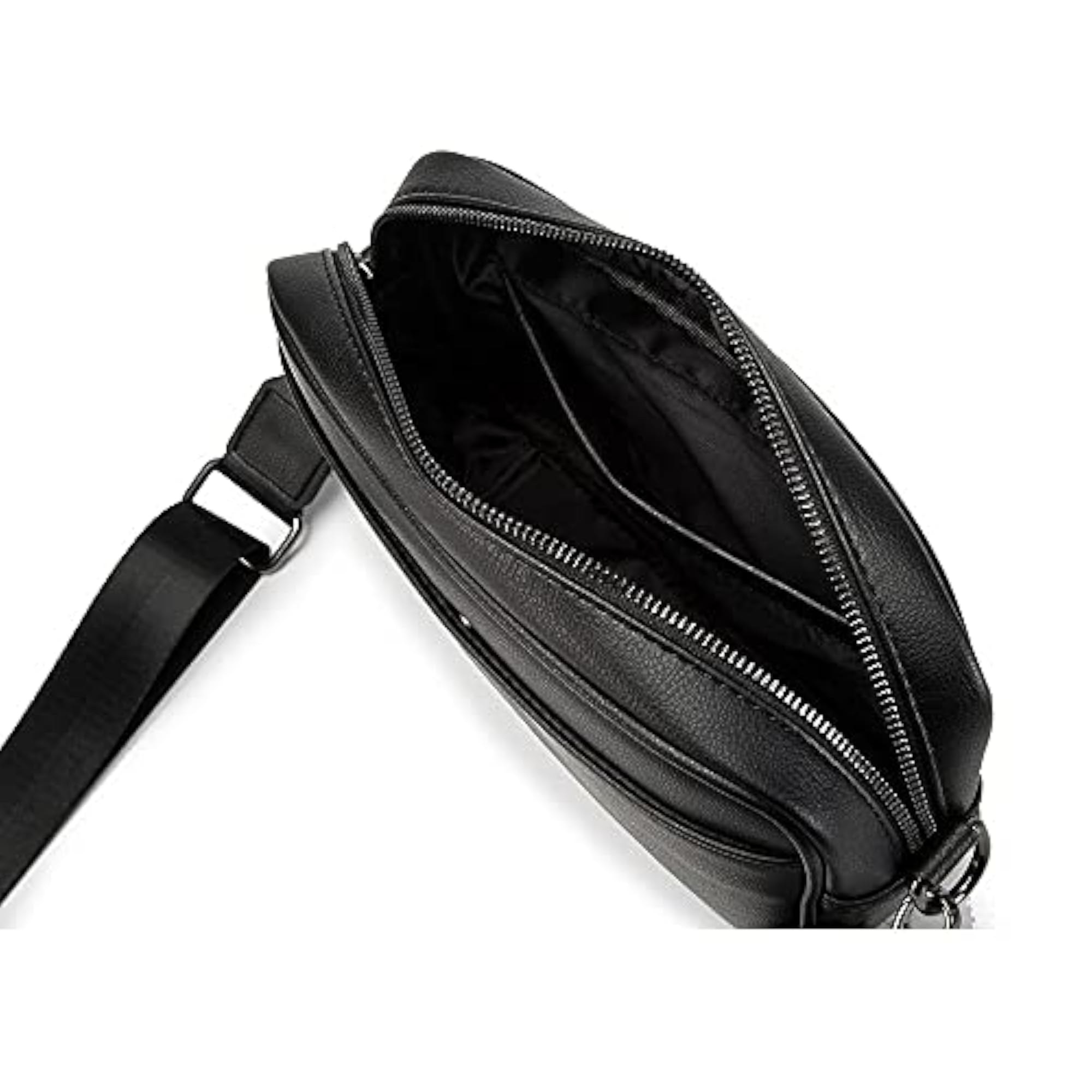 Men's Durable Black Shoulder Bag