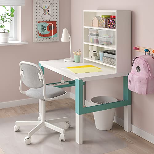 Bureau avec étagère ProTuning PÅHL blanc et turquoise 96x58 cm - 3