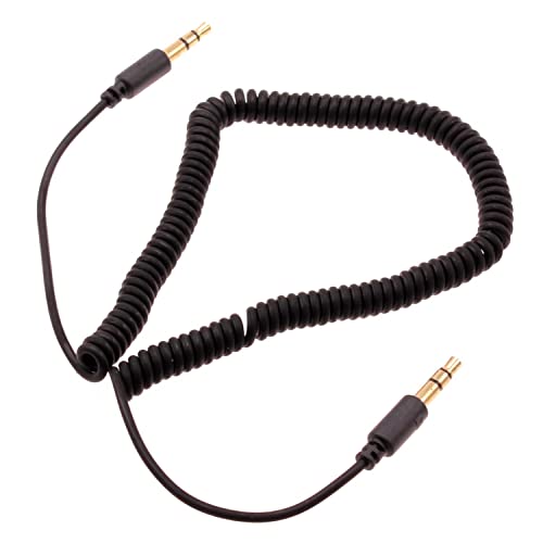Cable Auxiliar de Audio con Adaptador 3.5mm Enrollado miniatura 1