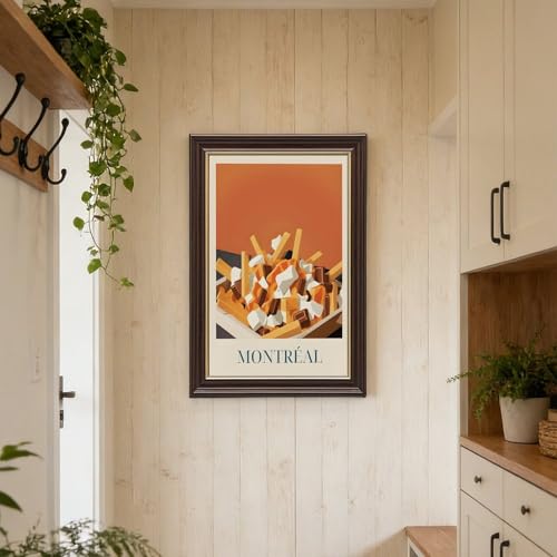 Affiche poutine Montréal cadeau idéal pour fan du Canada - 6