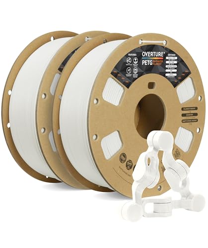 Filament OVERTURE PETG Biały (WHITE)