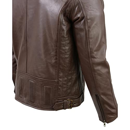 Image of Milwaukee Leather SFM1865 Men's Black Classic Fashion Leather Jacket with Zipper Closure
