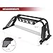 ARMORDILLO CRM Roll Bar Style Chase Rack for Mid Size Pickup Trucks|with 4X Quad LED Light Pods|Compatible 05-24 Tacoma|15-24 Colorado/Canyon|19-23 Ranger|05-24 Frontier|CR-M 7161894 - Matte Black