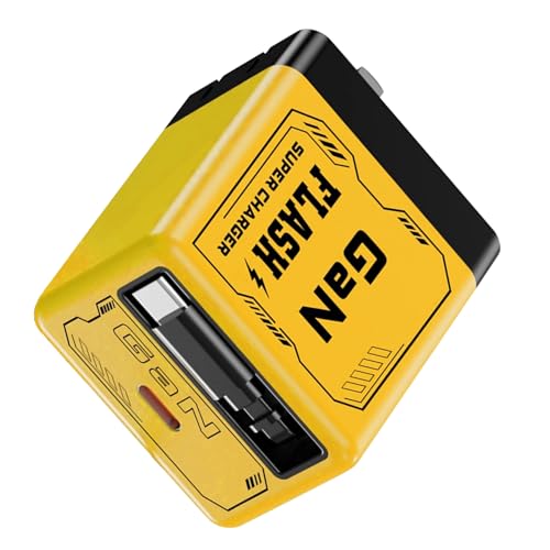 Cargador Retráctil USB C | Bloque Cargador USB C Retráctil 35W,Bloque de Carga Compacto Rápido Accesorios para Teléfono Móvil Tableta