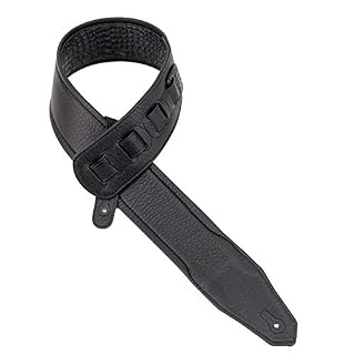 Walker & Williams F-21 Extra Large Noir Gator Sangle avec gant Cuir rembourré dos - Les Beatles, Paul McCartney, John Lennon, RIngo Starr, George Harrison Walker & Williams F-21 Extra Large Noir Gator Sangle avec gant Cuir rembourré dos – Image 5