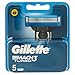 Gillette Mach3 Turbo Lamette Di Ricambio Per Rasoio Da Uomo, 5 Pezzi, Realizzato Con Acciaio Di Precisione, Fino A 15 Rasature Per Lama