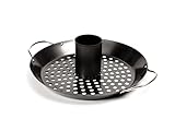 Charcoal Companion CC3503 Non-Stick Convertible Wok and Vertical Poultry Rack