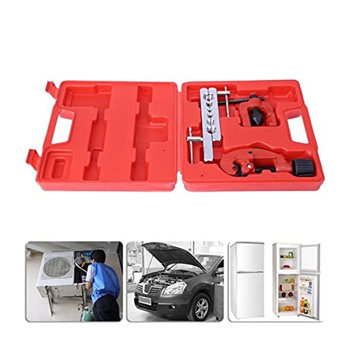 Lysee 3D Printer Parts & Accessories - 3Pcs Copper Tube Expander Reamer Ditator Refrigerator Air Conditioning Repair Tools Flaring Kit Set Car Repair Hand Tool Set - (Color: Red)
