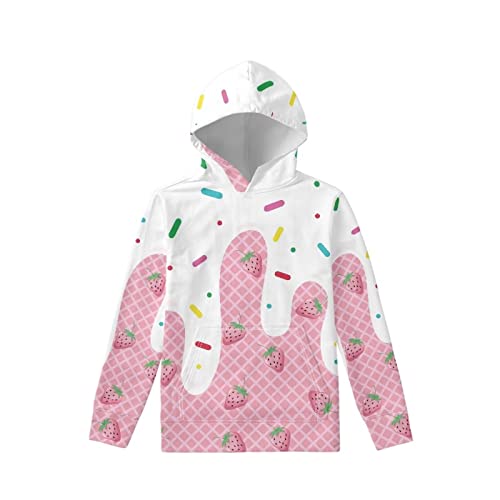 Belidome Kids Hoodie Girls Boys Pullover with Front Pocket Hooded Tops T-shirt Long Sleeve Activewear Sweater