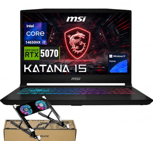 Image of msi Katana 15 HX RTX 5070 Intel Core i7-14650HX Gaming Laptop, 64GB 4TB