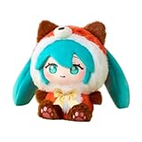 Figura de Anime Miku Figura de Acción Miku 15 cm Kagamine Len Kagamine Rin Colgante de Peluche Estilo Pijamas PVC Modelo Coleccionable Decoración de Escritorio de Coche Regalos