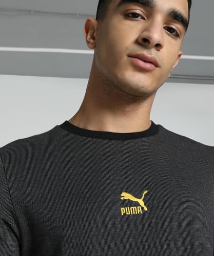 Image of Puma Men's Solid Slim Fit T-Shirt