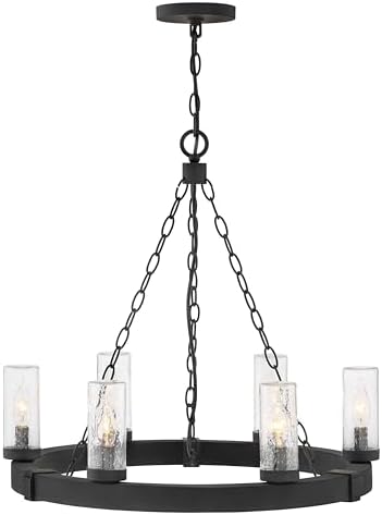 Hinkley Sawyer Small Chandelier, Black
