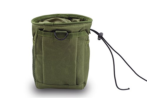 CISNO Military Small Molle Belt Tactical Magazine Dump Drop Reloader Pouch Bag W/Mesh
