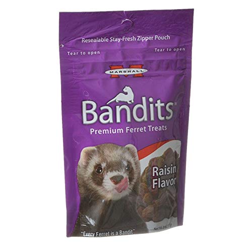 Marshall Bandits Ferret Treat, 3-Ounce, Raisin, Raisins, Small (FD-383)